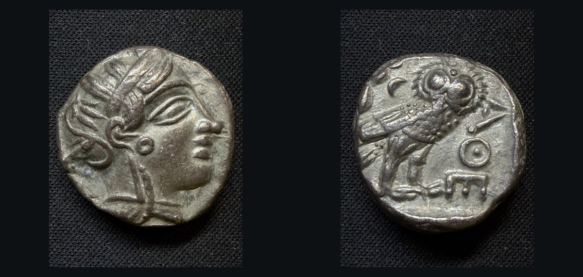 Egyptian imitation of an Athenian owl tetradrachm