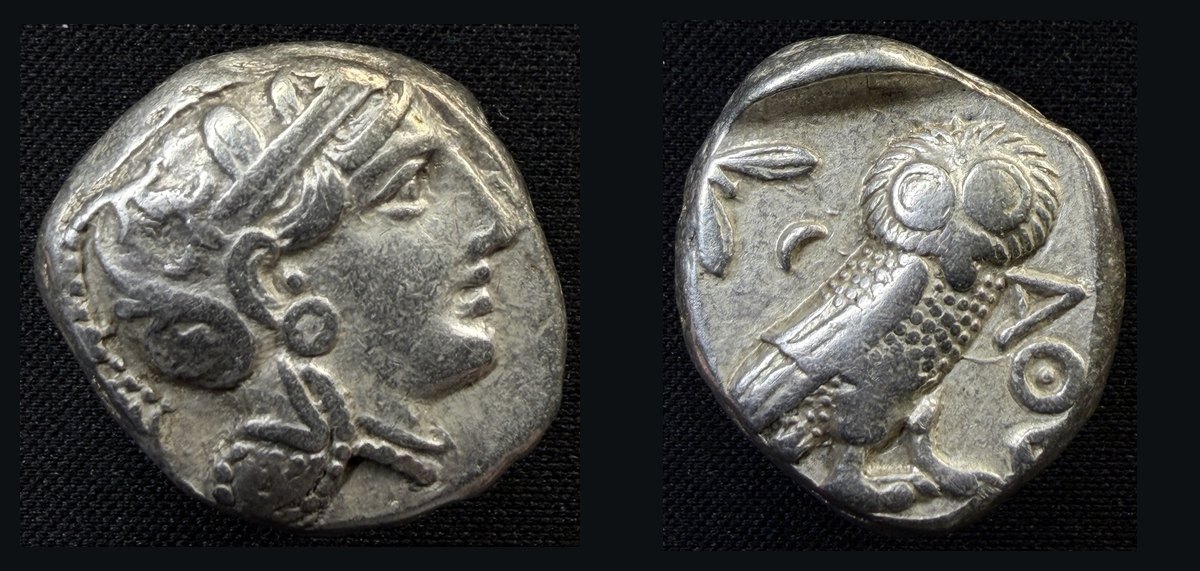 Athenian Pi-style owl tetradrachm, fourth century BC