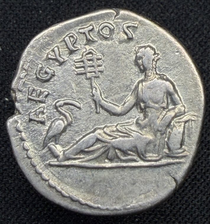 Reverse of a toned denarius of Hadrian from this collection