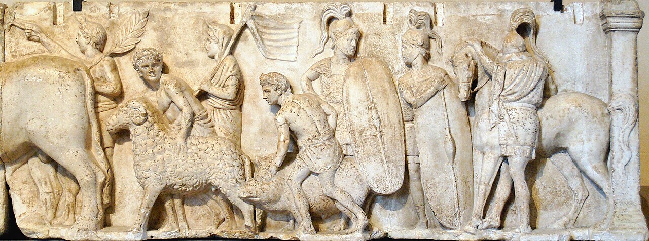 The census frieze from the Altar of Domitius Ahenobarbus