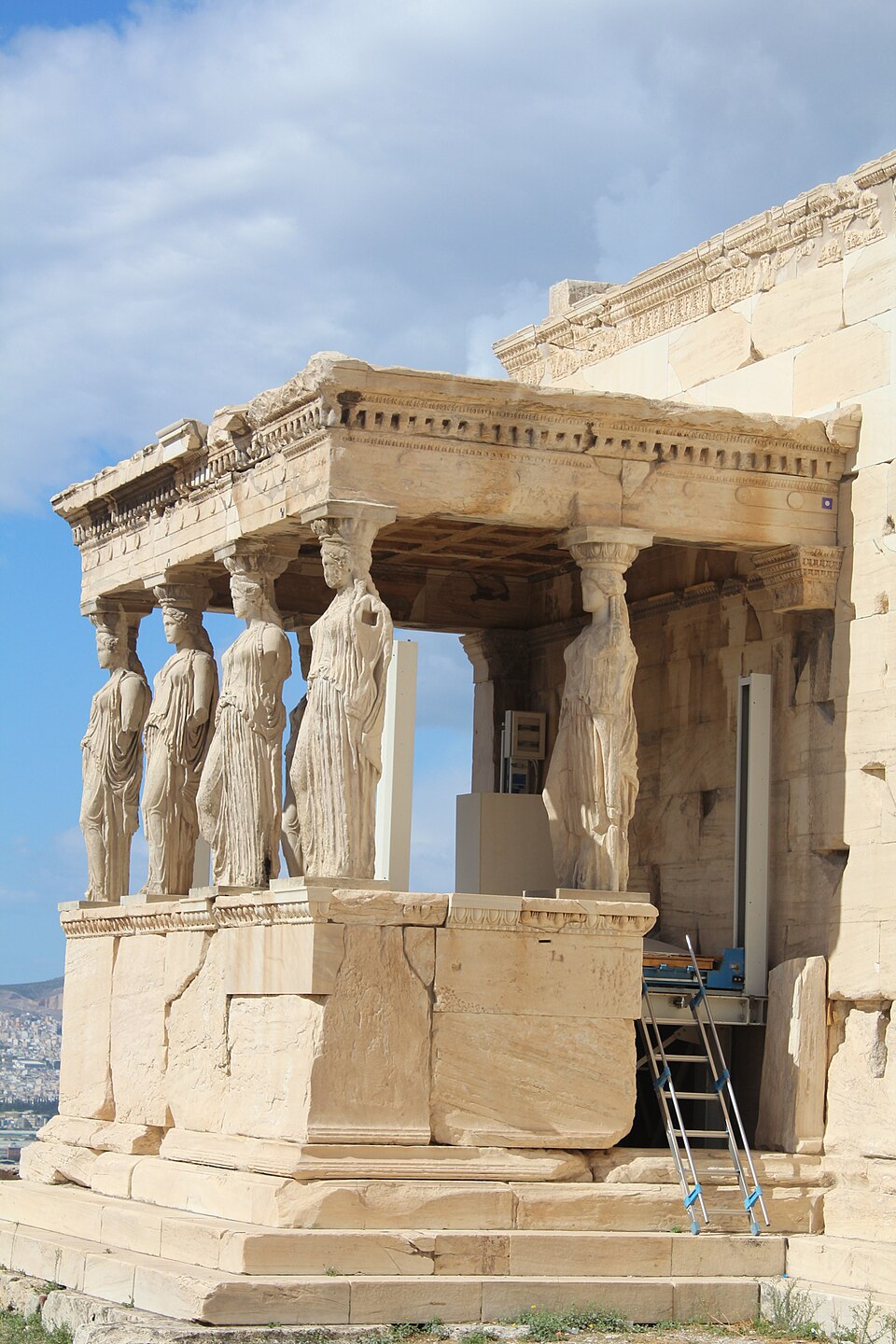 The Caryatid porch of the Erechtheion