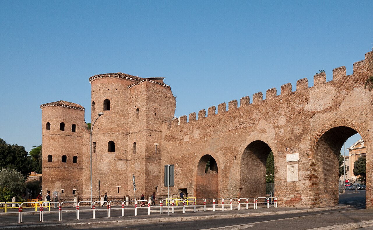 The Aurelian Walls at Porta Asinaria