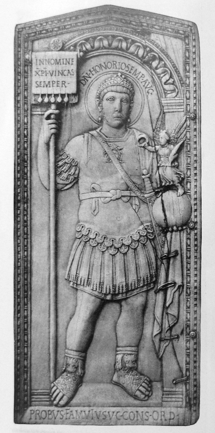 Honorius on the consular diptych of Probus