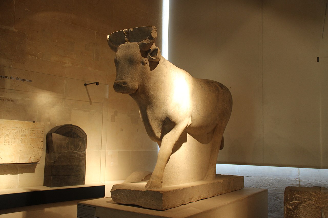 The Apis bull of Saqqara, Louvre