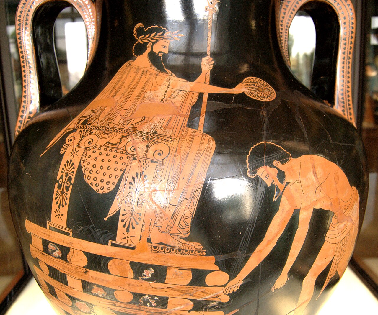 Kroisos on the pyre, by the vase-painter Myson