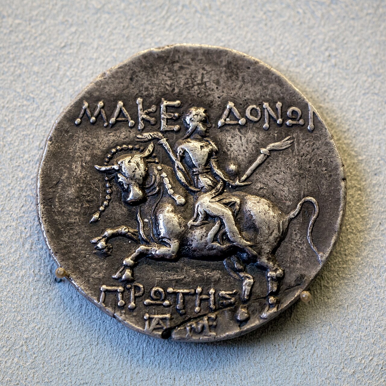 Tetradrachm of the First Meris with Artemis Tauropolos riding her bull