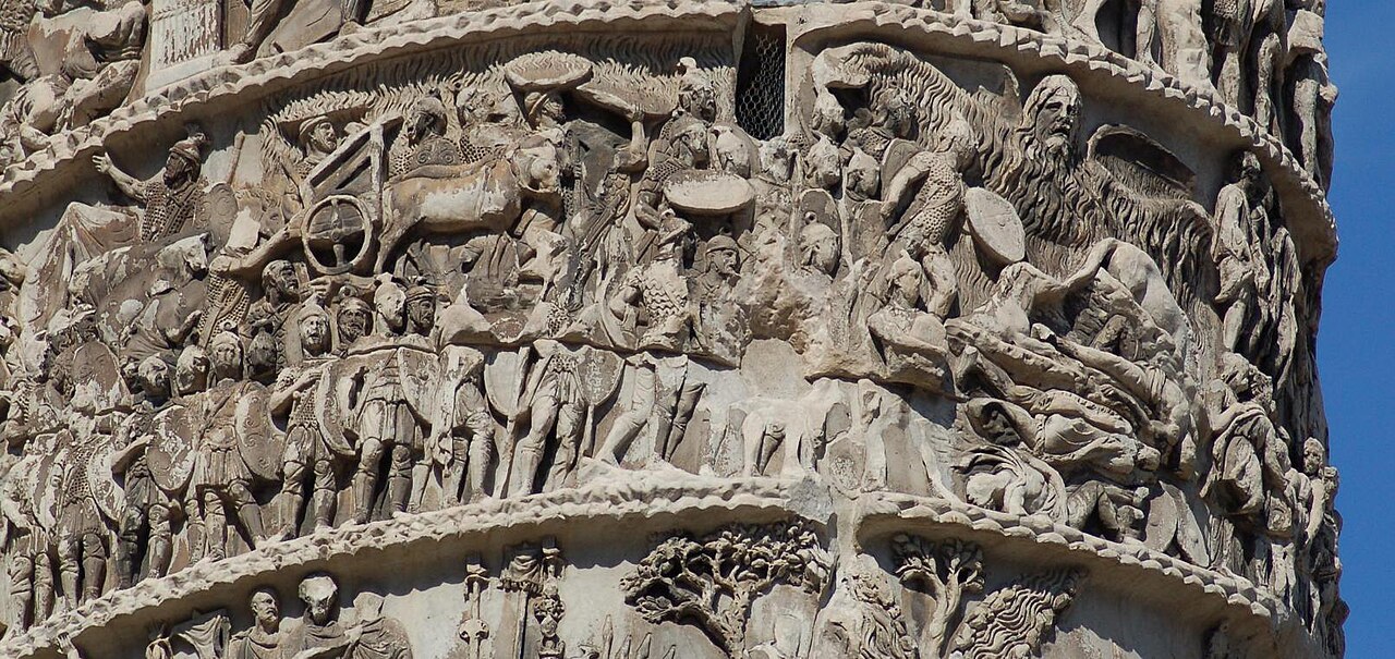The rain miracle on the Column of Marcus Aurelius