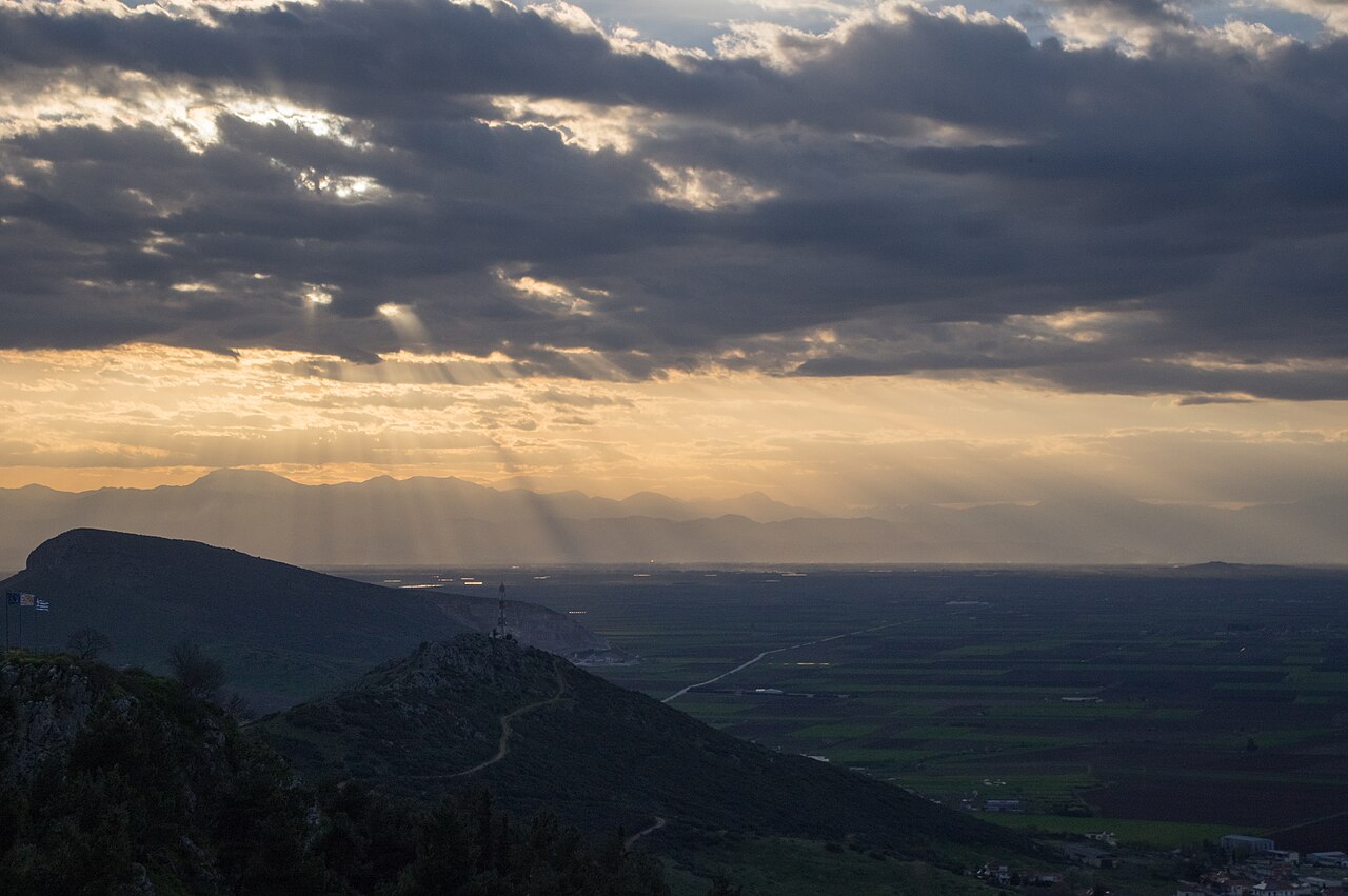 The plain of Thessaly from Farsala