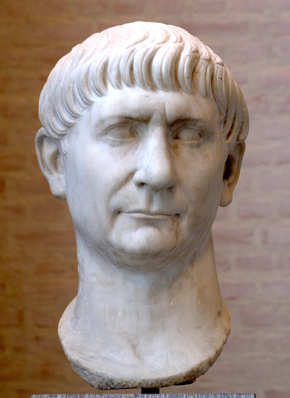 Portrait bust of Trajan