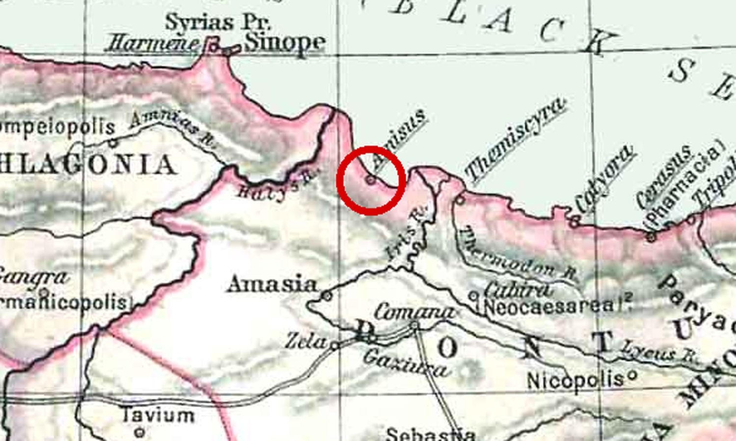 Detail map for Amisos