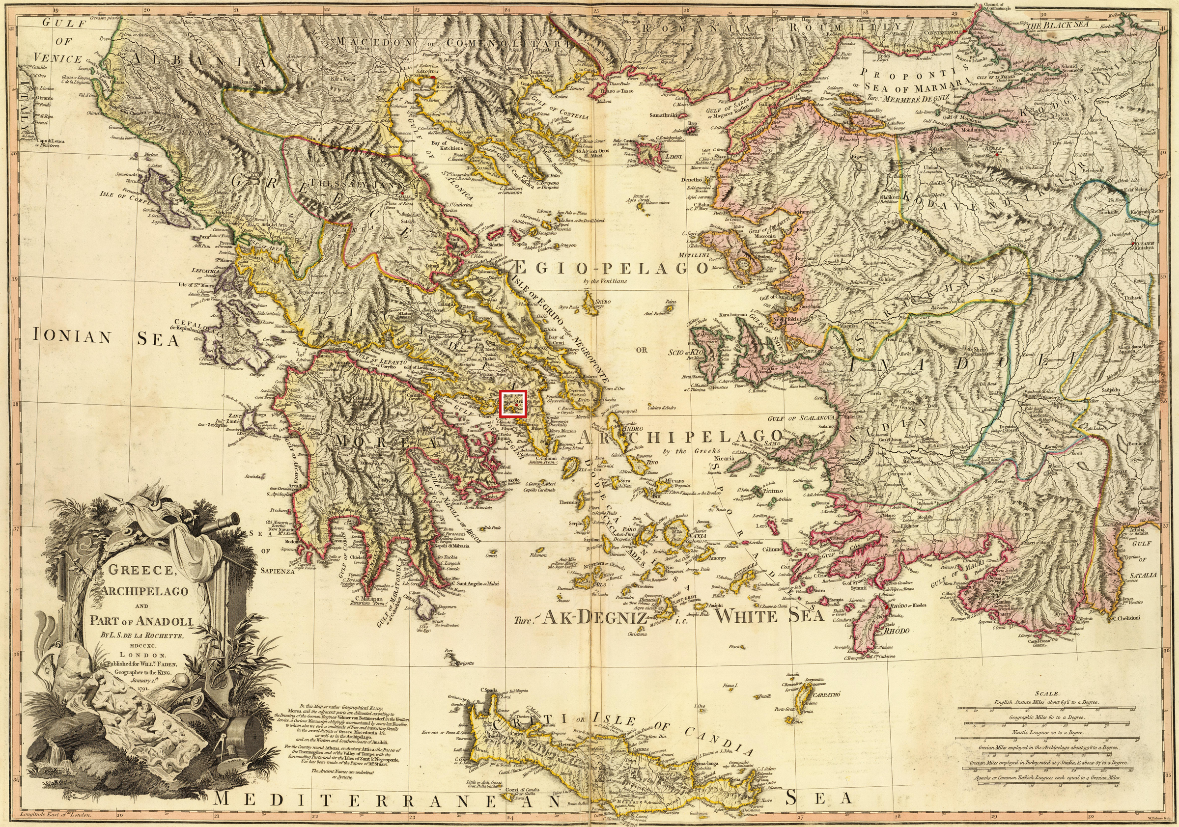 Map of Athens