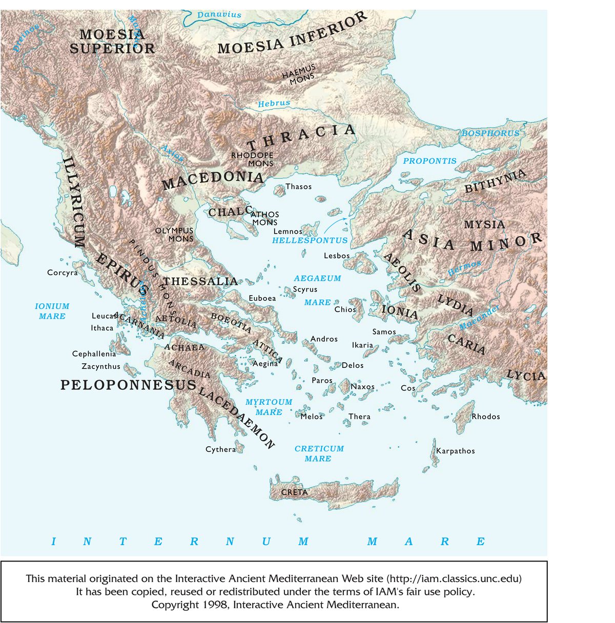 The Aegean Sea and Greece