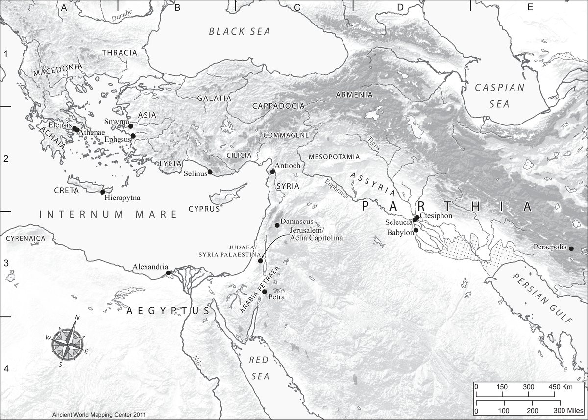 The eastern empire in the early second century AD