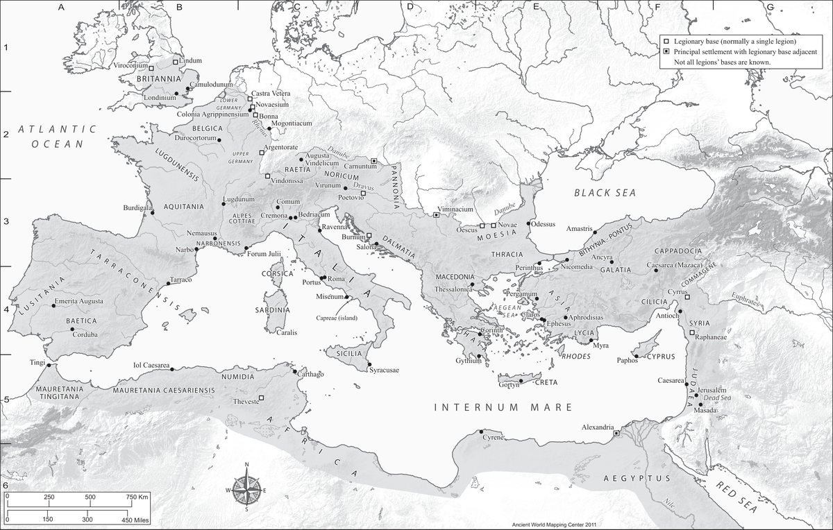The Roman Empire in AD 69