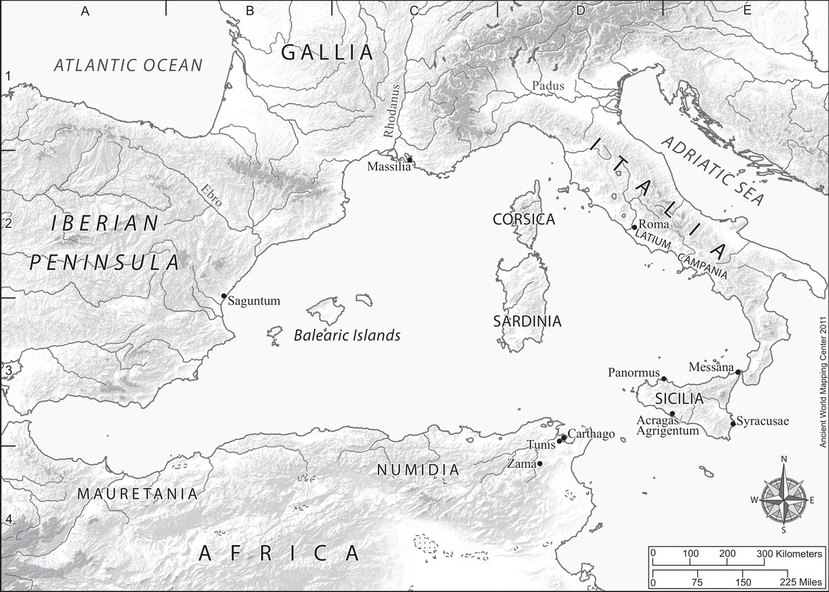 The Western Mediterranean in the third century BC
