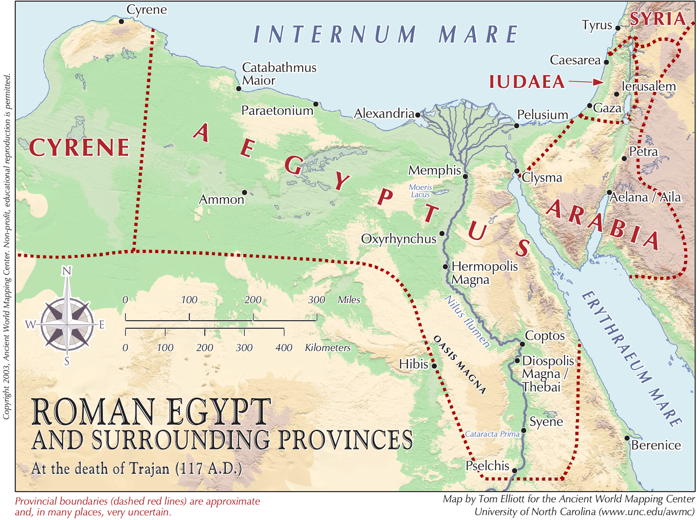 Detail map for Jerusalem