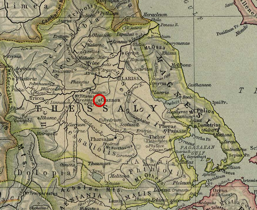 Map of Krannon