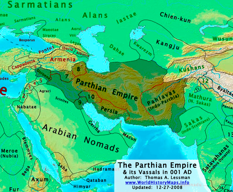 Detail map for Ekbatana