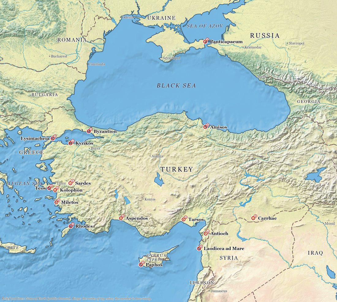 Asia Minor, Cyprus and the Black Sea