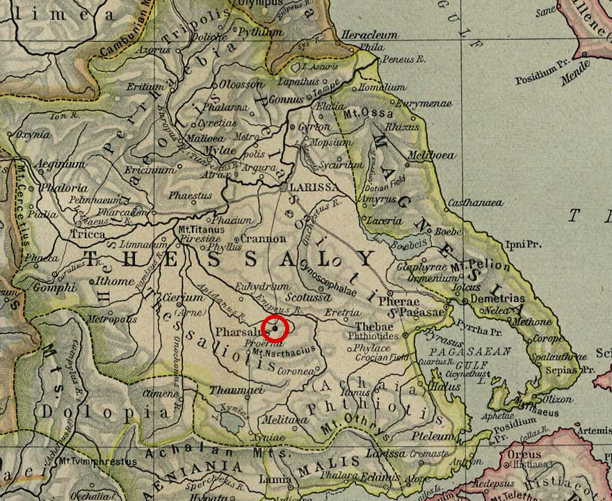 Map of Pharsalos