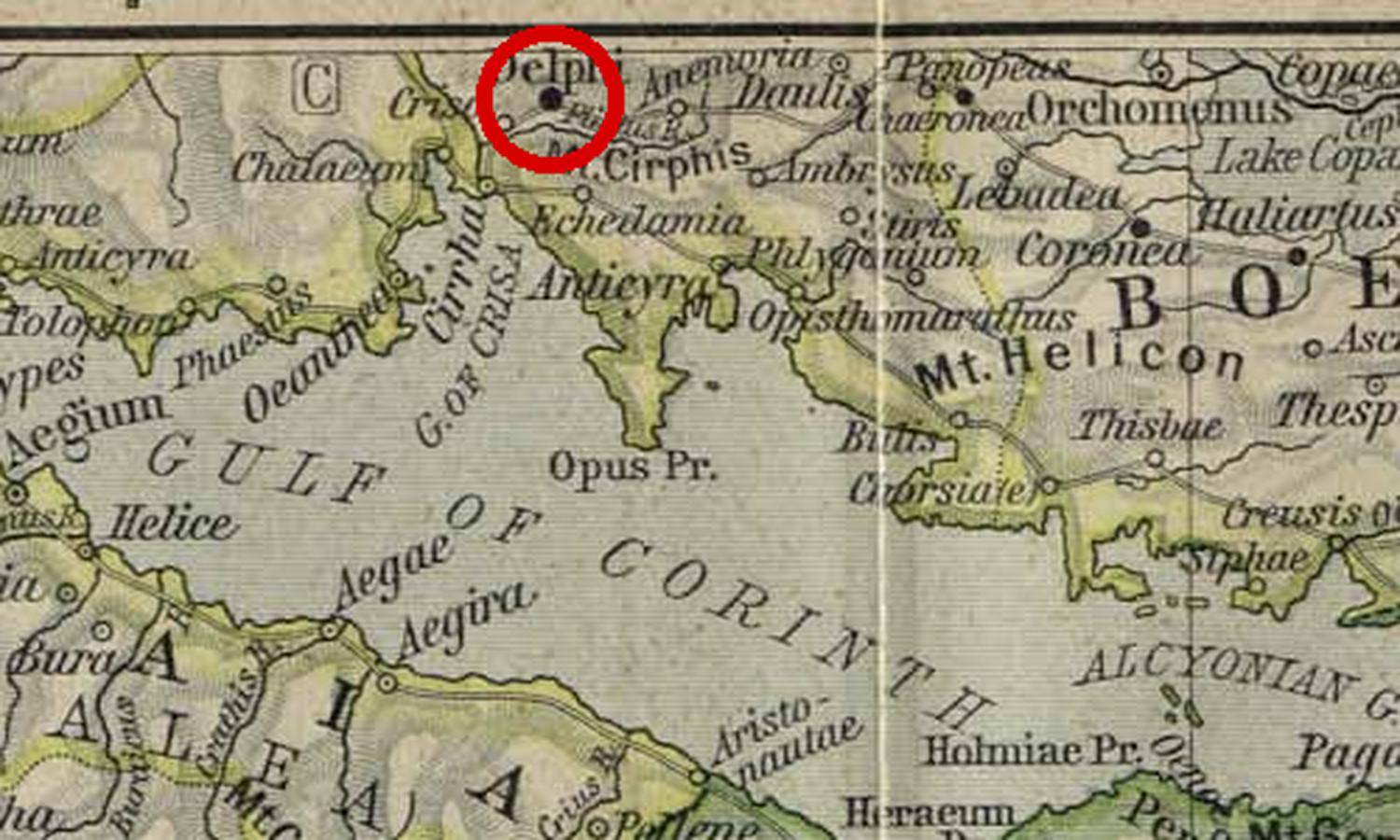 Detail map for Delphi