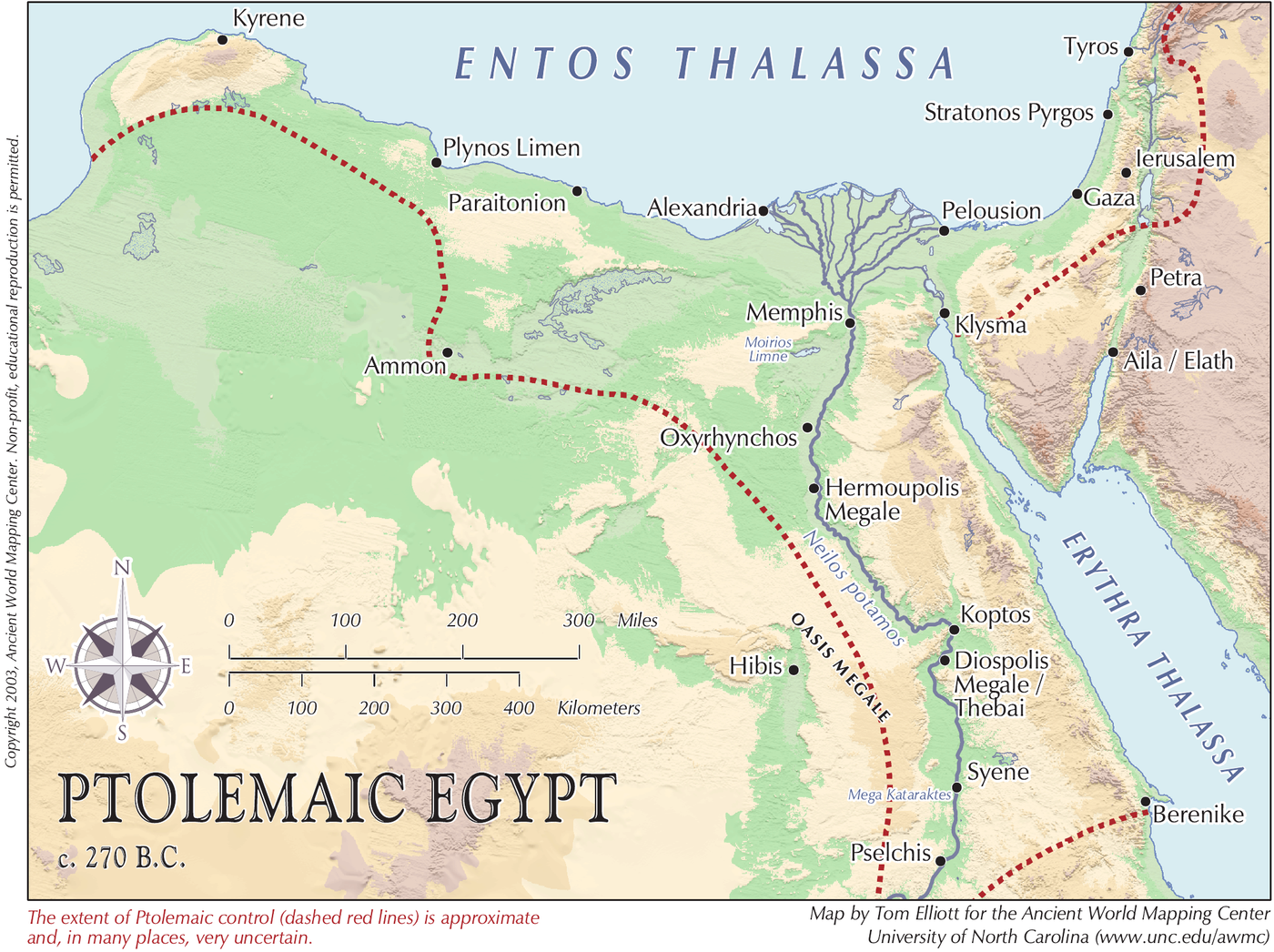 Detail map for Alexandria