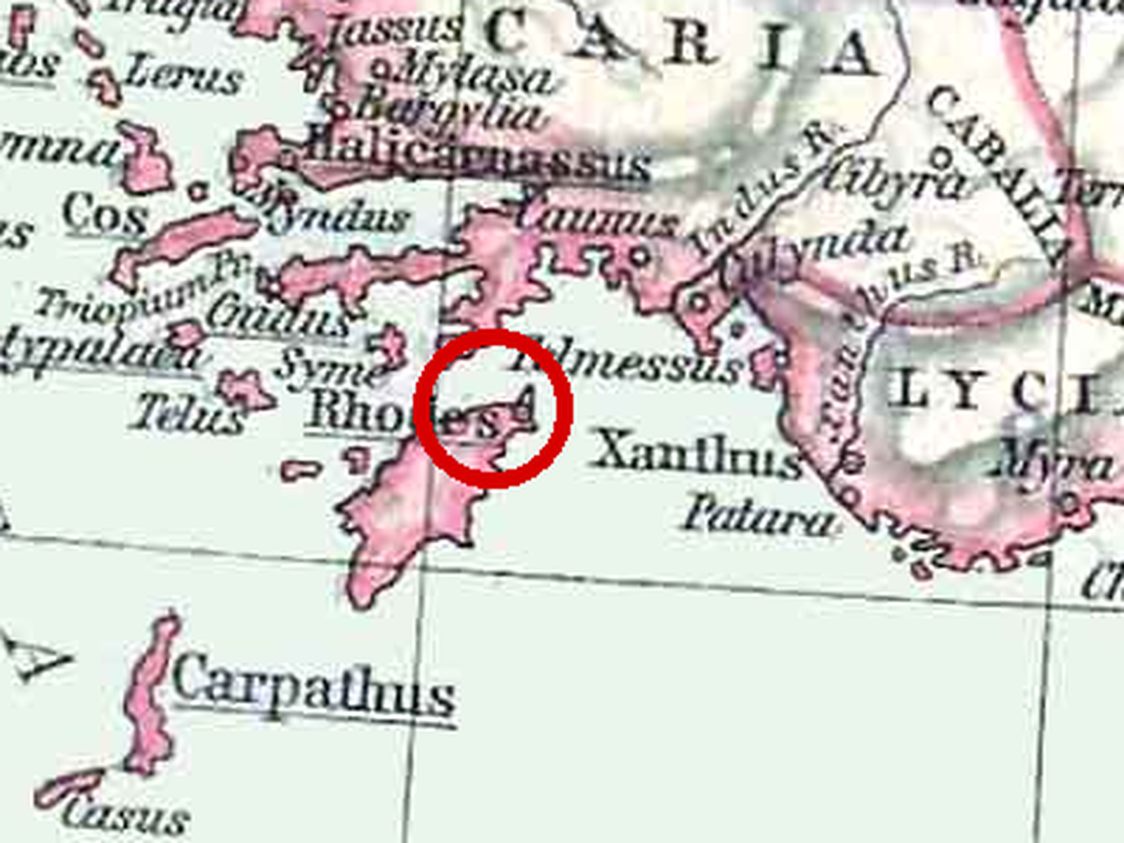 Detail map for Rhodes