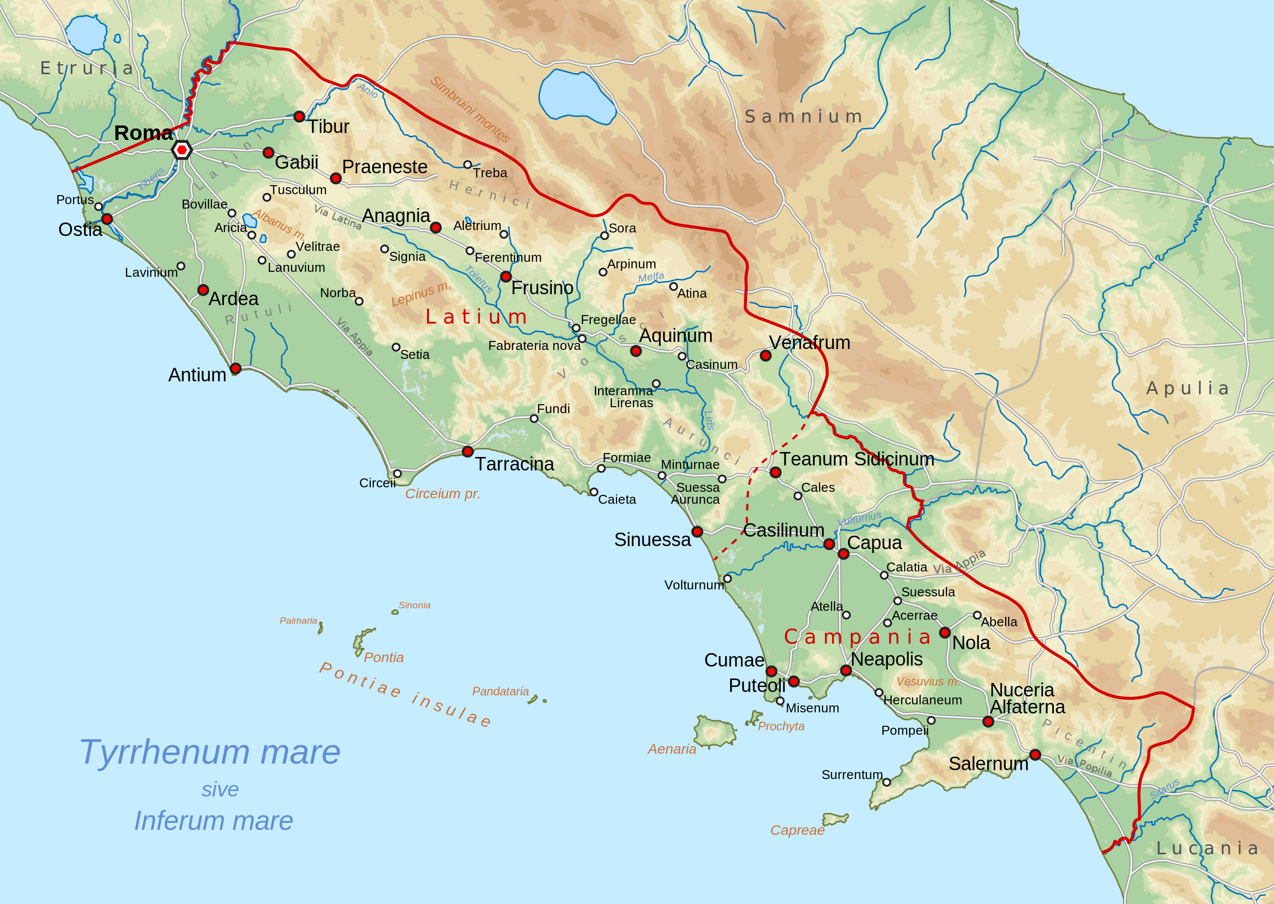 Map of Rome