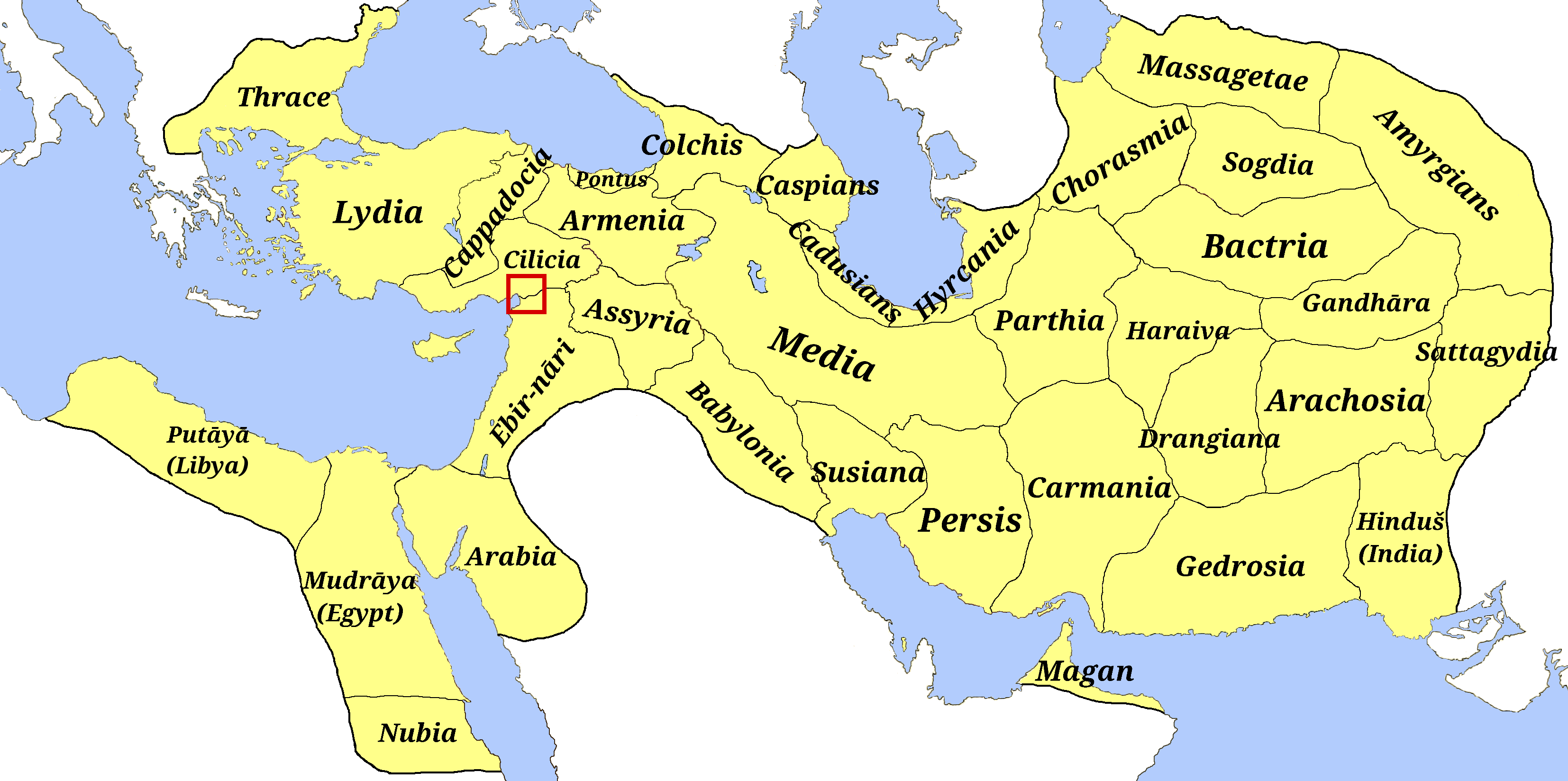 Map of Tarsos